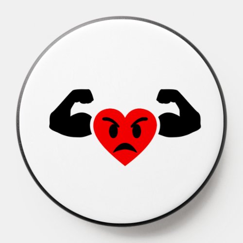 A healthy heart muscle design angry PopSocket