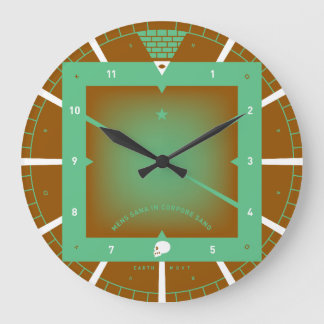 A Healthy Mind in a Healthy Body Large Clock