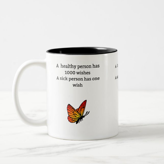A Healthy Person Two-Tone Coffee Mug (Left)