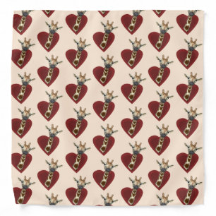 A Heart For Giraffes Bandana