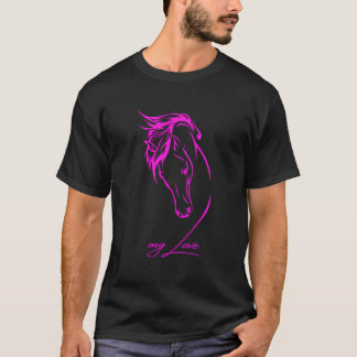 A Heart For Horses Rider Rider Horse With Love For T-Shirt