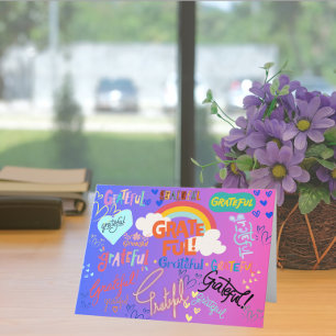 A Heart Full of Gratitude Thank You Card