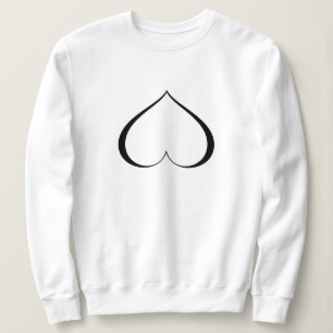 A HEART IN DISTRESS Blk Sweatshirt