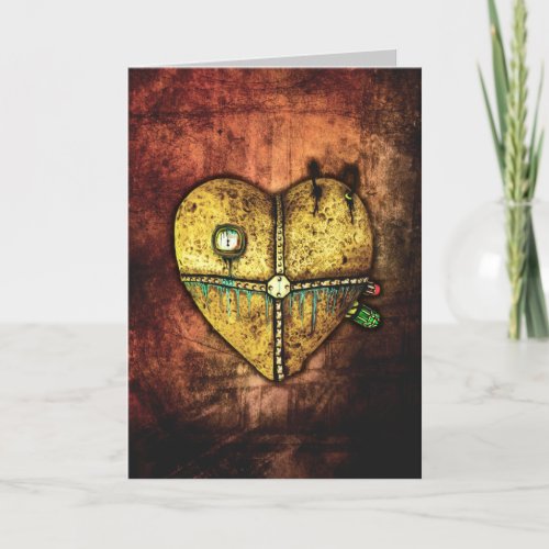 A Heart Less Broken Gothic Greeting Card