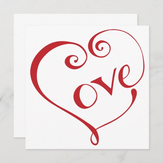 A Heart made of Love in Red Square (Front/Back)