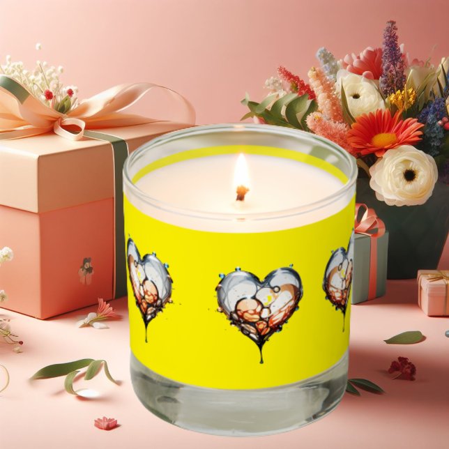 A Heart Made of Soap Bubbles Scented Candle (Creator Uploaded)