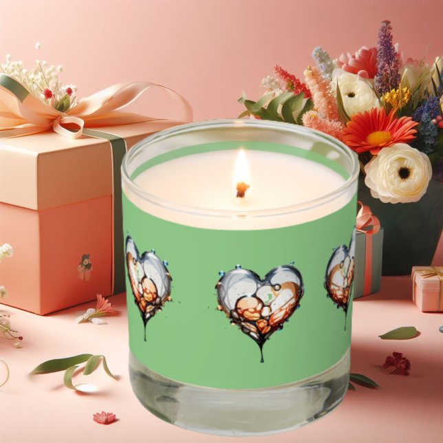 A Heart Made of Soap Bubbles Scented Candle (Creator Uploaded)