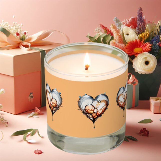 A Heart Made of Soap Bubbles Scented Candle (Creator Uploaded)