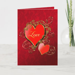 A heart to give to show your love holiday card