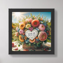 A Heartfelt Floral  Poster