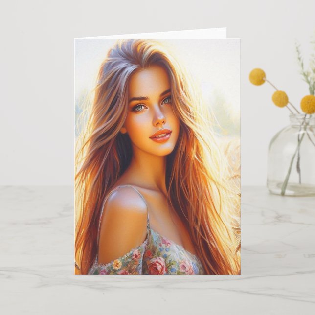 A Heartfelt Note to Share Your Love Or Just A  Thank You Card (Front)