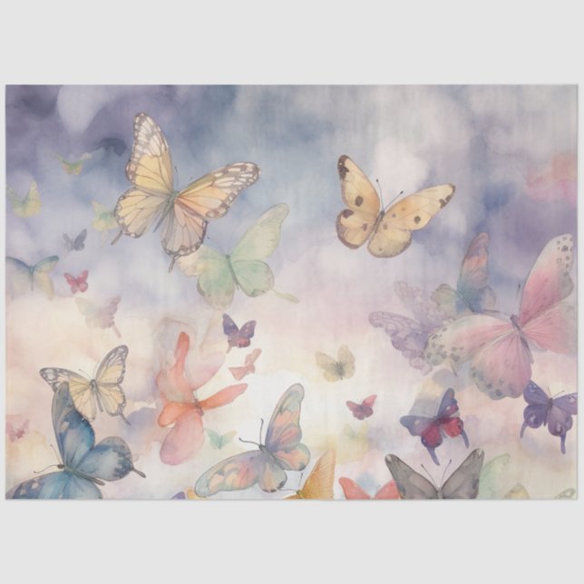 A Heavenly Butterfly Series Design 12 Tissue Paper (Front)