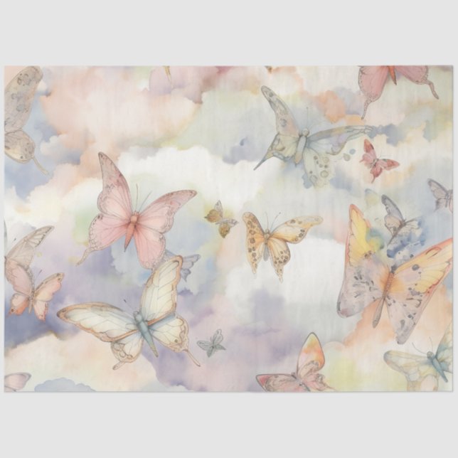 A Heavenly Butterfly Series Design 9 Tissue Paper (Front)