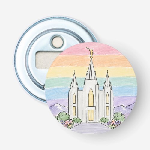 A Heavenly Place of Peace | Beautiful LDS Temple U Bottle Opener