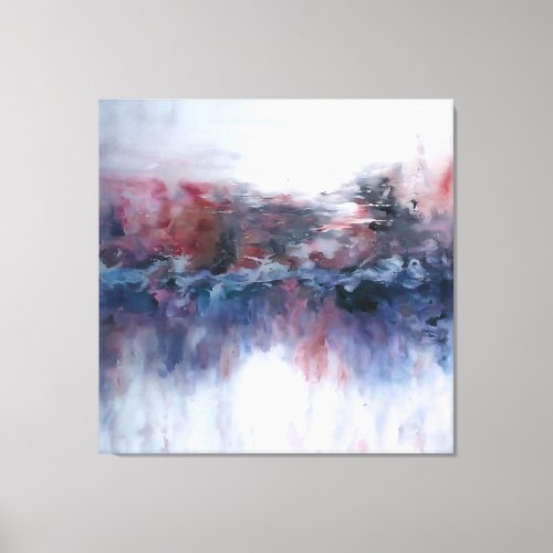 A Heavenly Unworldly And Spiritual Abstract Landsc Canvas Print