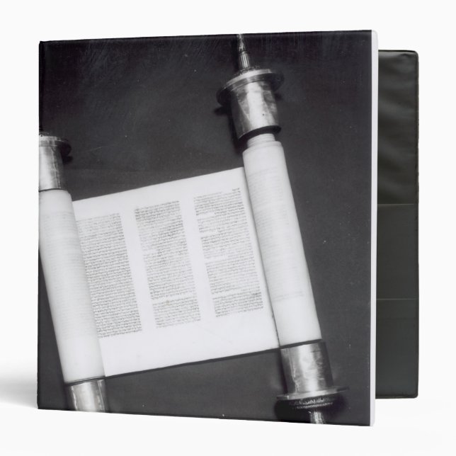 A Hebrew Scroll 3 Ring Binder (Front/Inside)