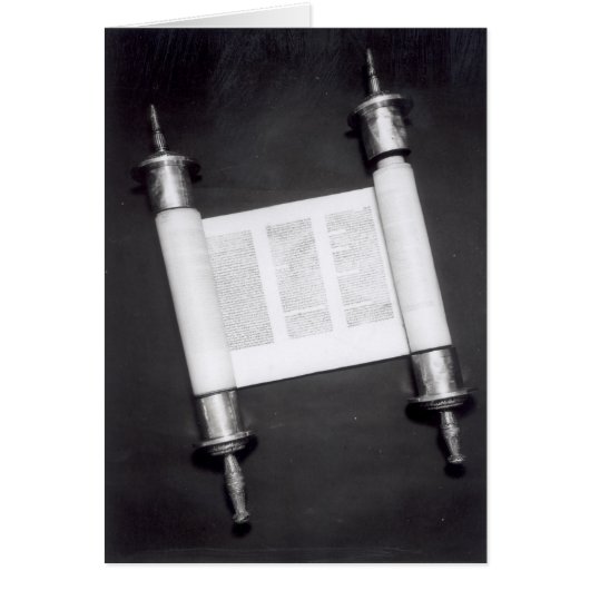 A Hebrew Scroll Cards (Front)