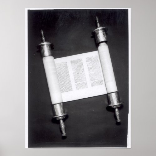 A Hebrew Scroll Poster