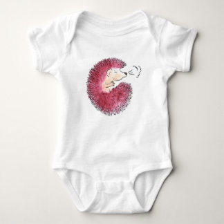 A Hedgehog with a Sneeze Baby Bodysuit