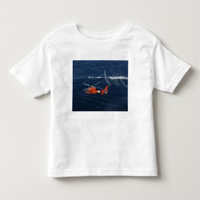 A helicopter crew trains toddler t-shirt (Front)