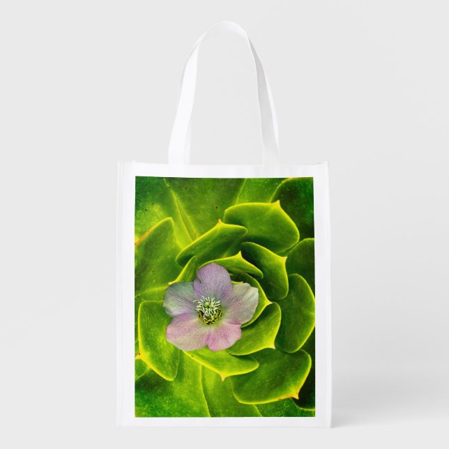 A Hellebore,  a Lenten Rose Grocery Bag (Front)