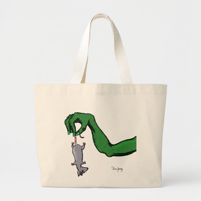 A helping hand large tote bag (Front)