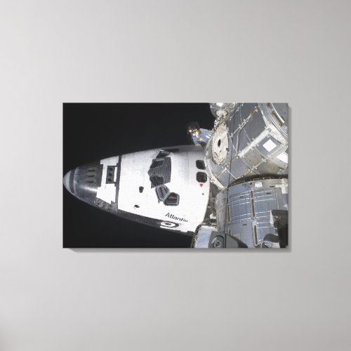 A high_angle view of the crew cabin canvas print