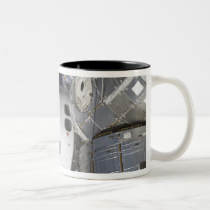 A high-angle view of the crew cabin Two-Tone coffee mug