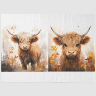A Highland Cow Design Collection 1 Tissue Paper