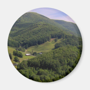 A highland pasture / Maggie Valley, North Carolina Magnet