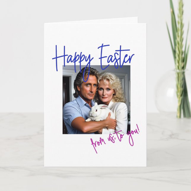 A hilarious Easter card for fans of 80s movies (Front)