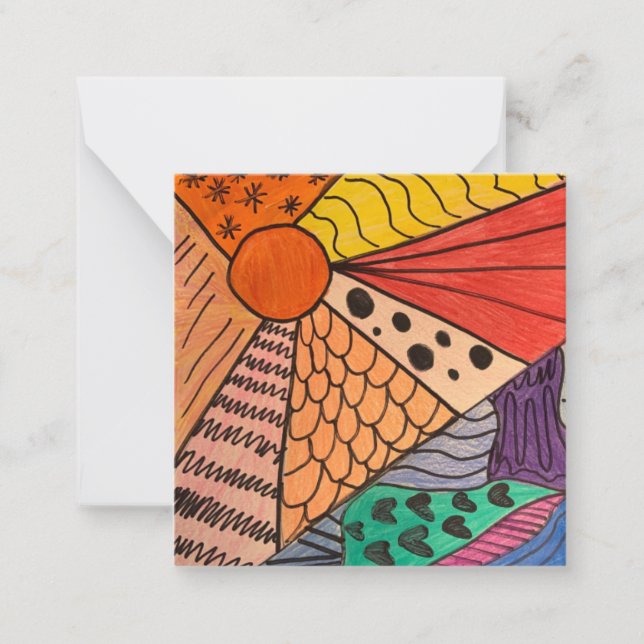 A Hint of Z "All day and night" mini notes (Front)