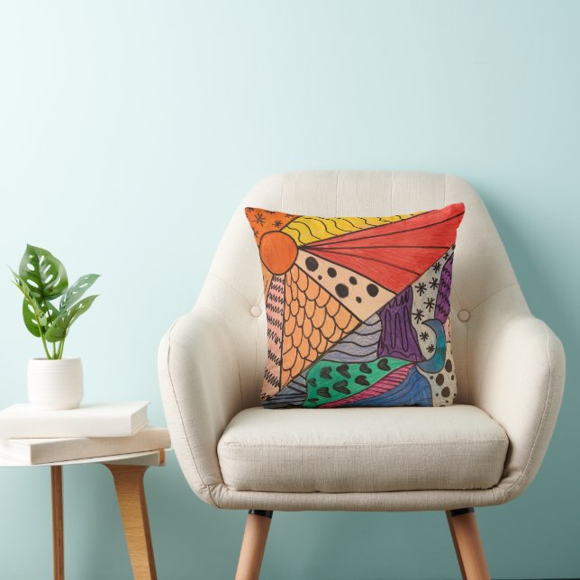 A Hint of Z "All day and night" pillow (Chair)