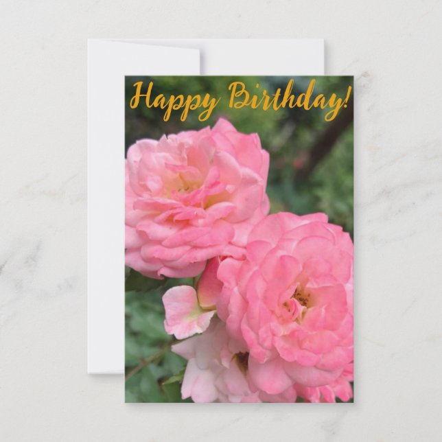 A Hint of Z "Happy Birthday!" card (Front)