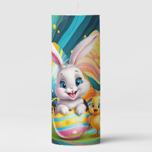 A HIPPITY HOPPITY EASTER TO YOU PILLAR CANDLE