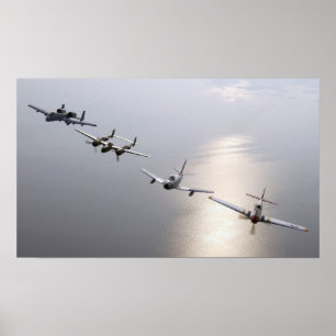 A History of Warplanes Poster