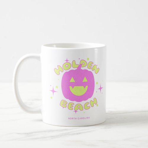 A Holden Beach NC Halloween Jackie0Lantern  Coffee Mug