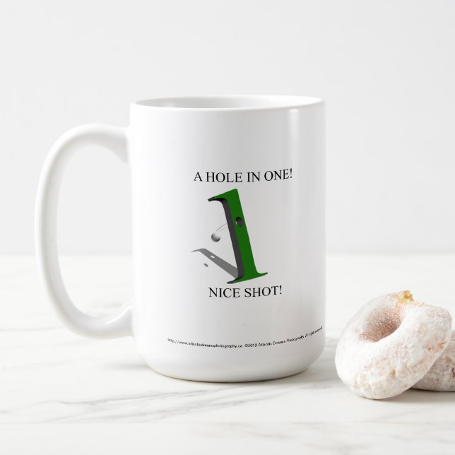 A Hole In One Golf Ball Coffee Mug