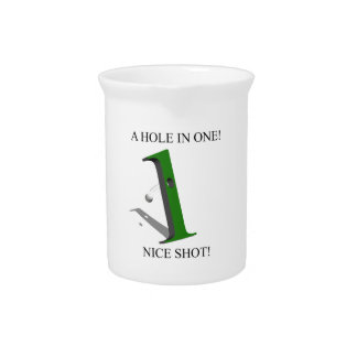 A Hole In One Golf Ball Drink Pitcher