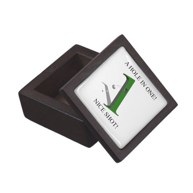 A Hole In One Golf Ball Keepsake Box (Opened)