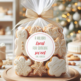 A Holiday Treat for Somone Sweet Halloween Classic Round Sticker