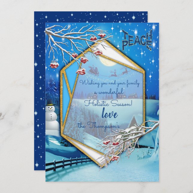 A Holistic Season Invitation (Front/Back)