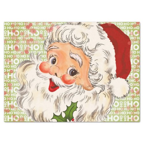A Holly Jolly Apple_Cheeked Santa Claus Part 2 Tissue Paper