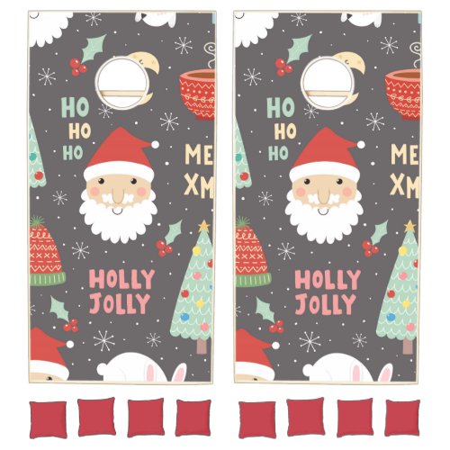A Holly Jolly Merry Christmas OtterBox iPhone Case Cornhole Set