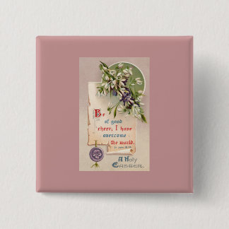 A Holy Easter Vintage Christian Button