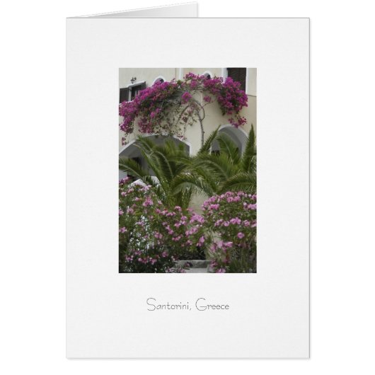 A home in Santorini Cards (Front)