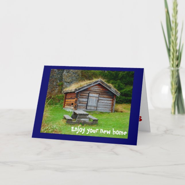 A home in the mountains card (Front)