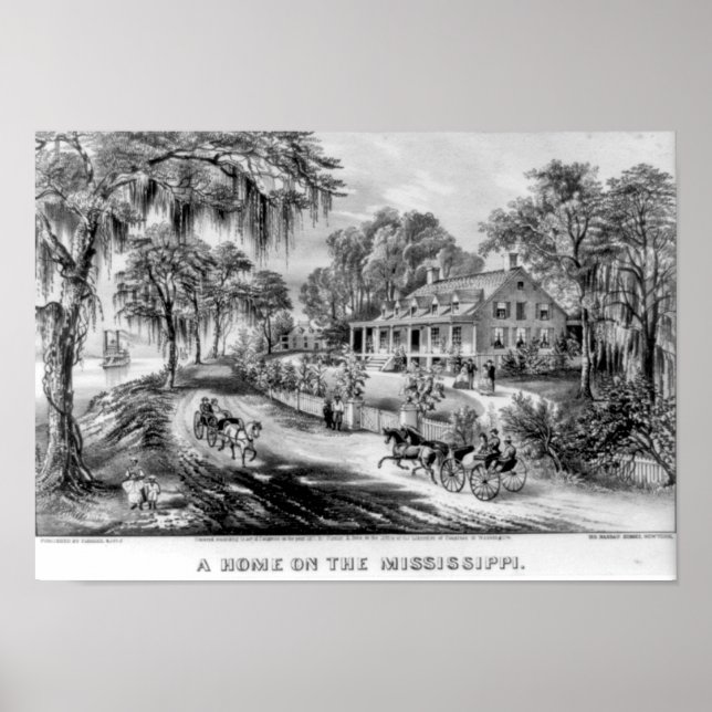 A Home On The Mississippi Print (Front)