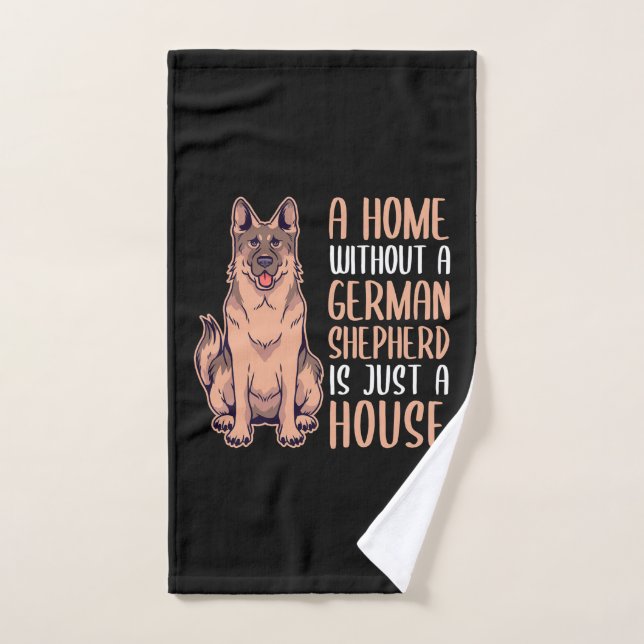 A Home Without A German Shepherd Is A Home Hand Towel (Hand Towel)