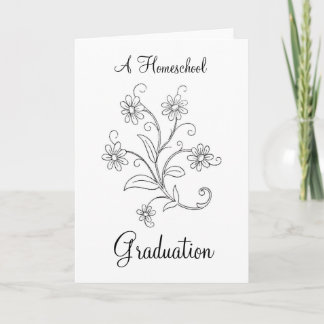A Homeschool Graduation for girl Invitation